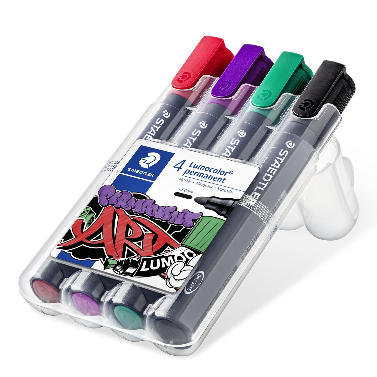 Lumocolor permanent marker 352 marcador permanente 4 pieza(s)