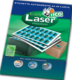 Copy laser premium etiqueta autoadhesiva Blanco 100 pieza(s)