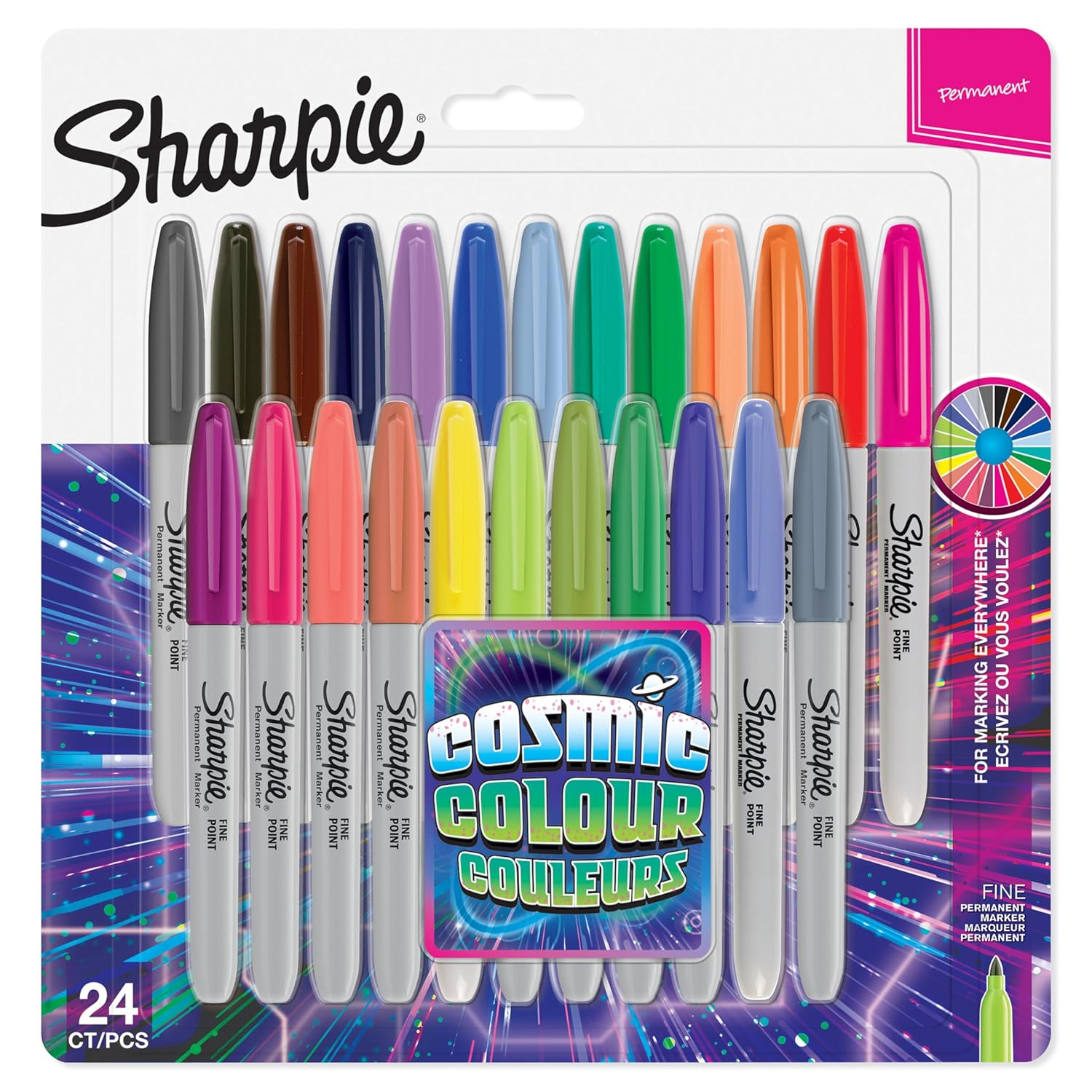 2033672 marcador 24 pieza(s) Punta fina Colores surtidos
