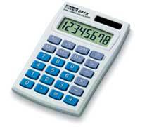 081X calculadora Bolsillo Calculadora básica Azul, Blanco