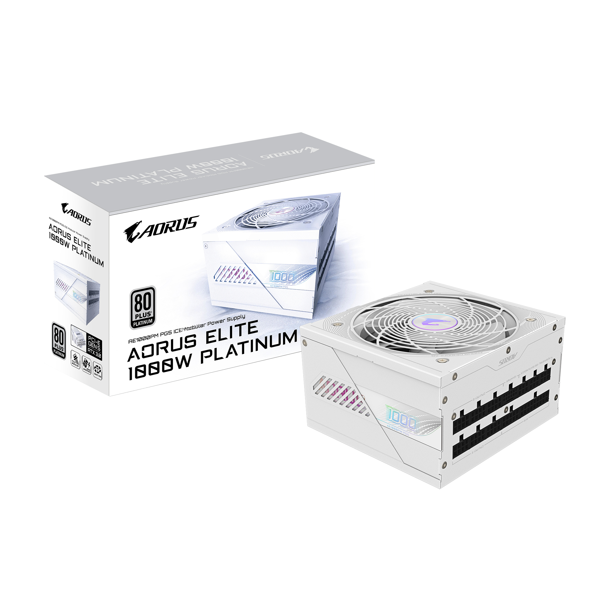 AORUS ELITE P1000W ICE Fuente de Alimentación