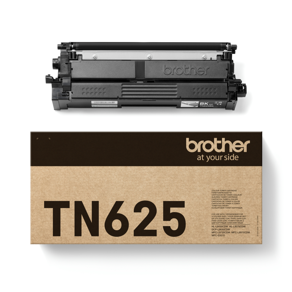 TN-625BK cartucho de tóner 1 pieza(s) Original Negro