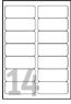 Clear Address Label - Laser - L7563 Transparente