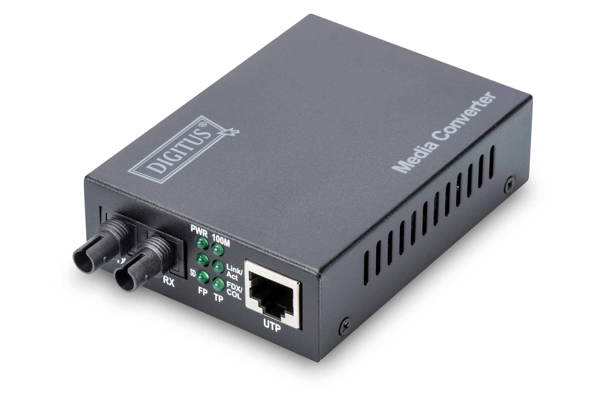 Convertidor de medios Fast Ethernet RJ45 / ST