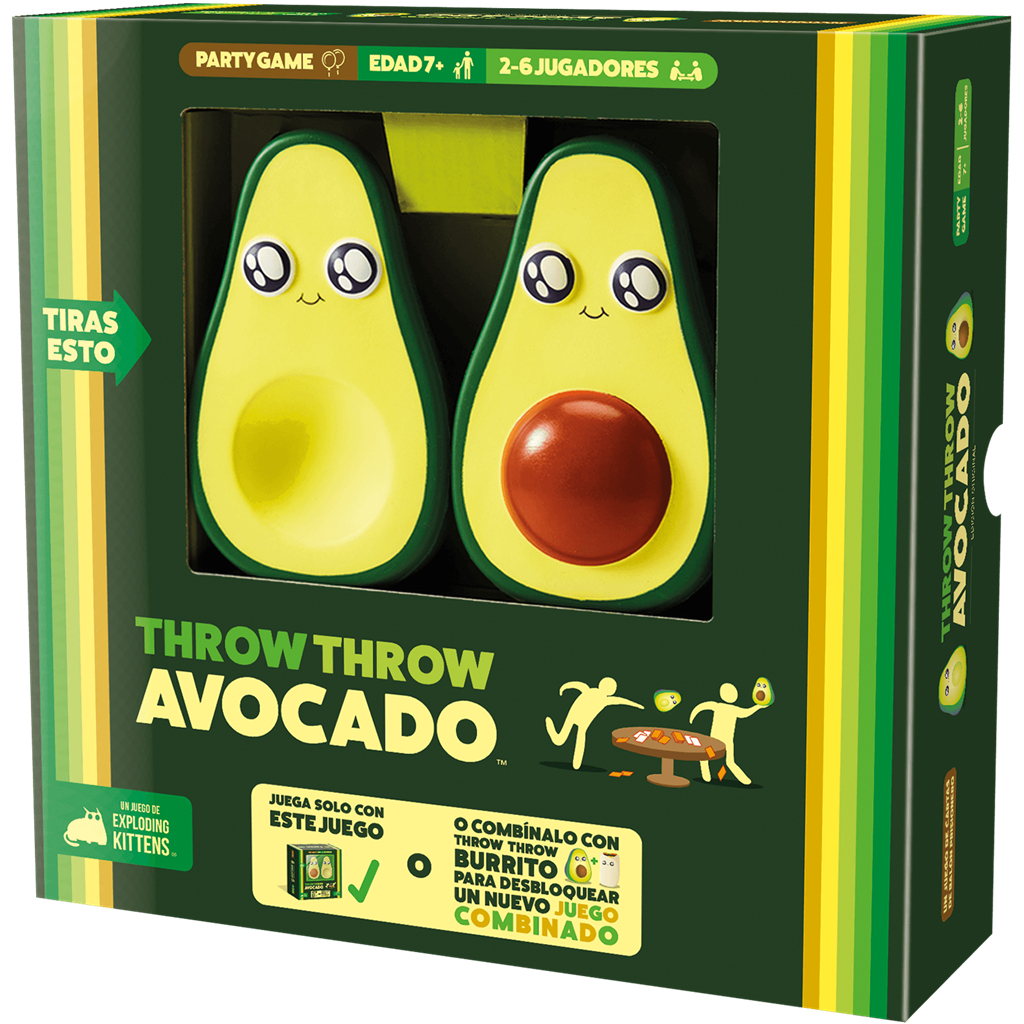 Exploding Kittens EKITTA01ES juego de tablero Throw Throw Avocado 15 min Juego De Cartas Partido
