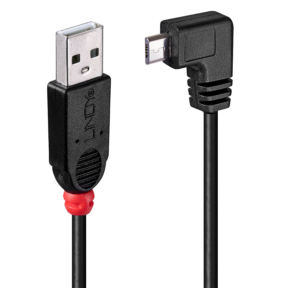 31975 cable USB USB 2.0 0,5 m USB A Micro-USB B Negro