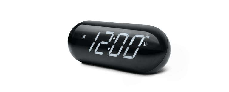 M-19 GL radio Reloj Digital Negro