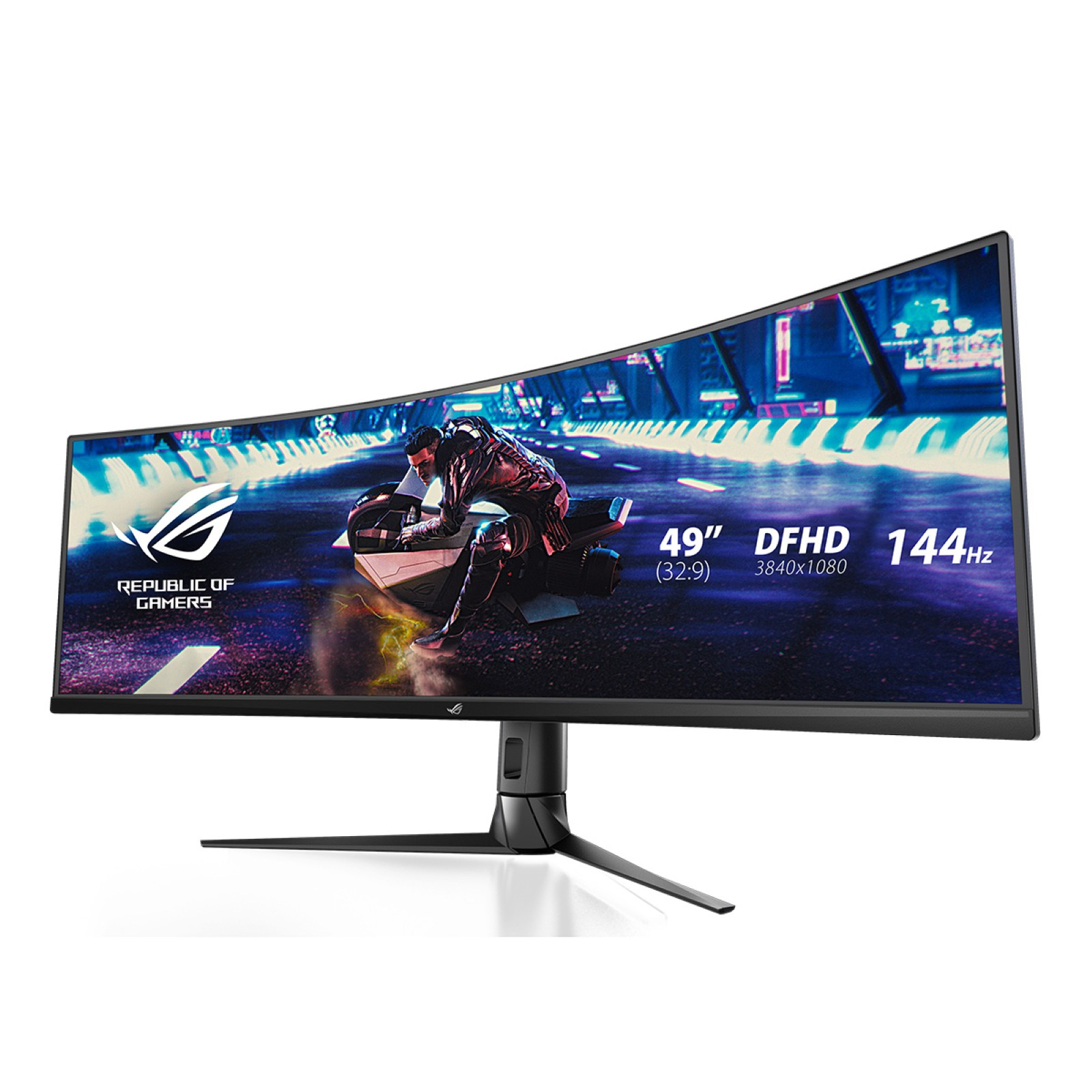 ROG Strix XG49VQ pantalla para PC 124,5 cm (49") 3840 x 1080 Pixeles UltraWide Full HD LED Negro