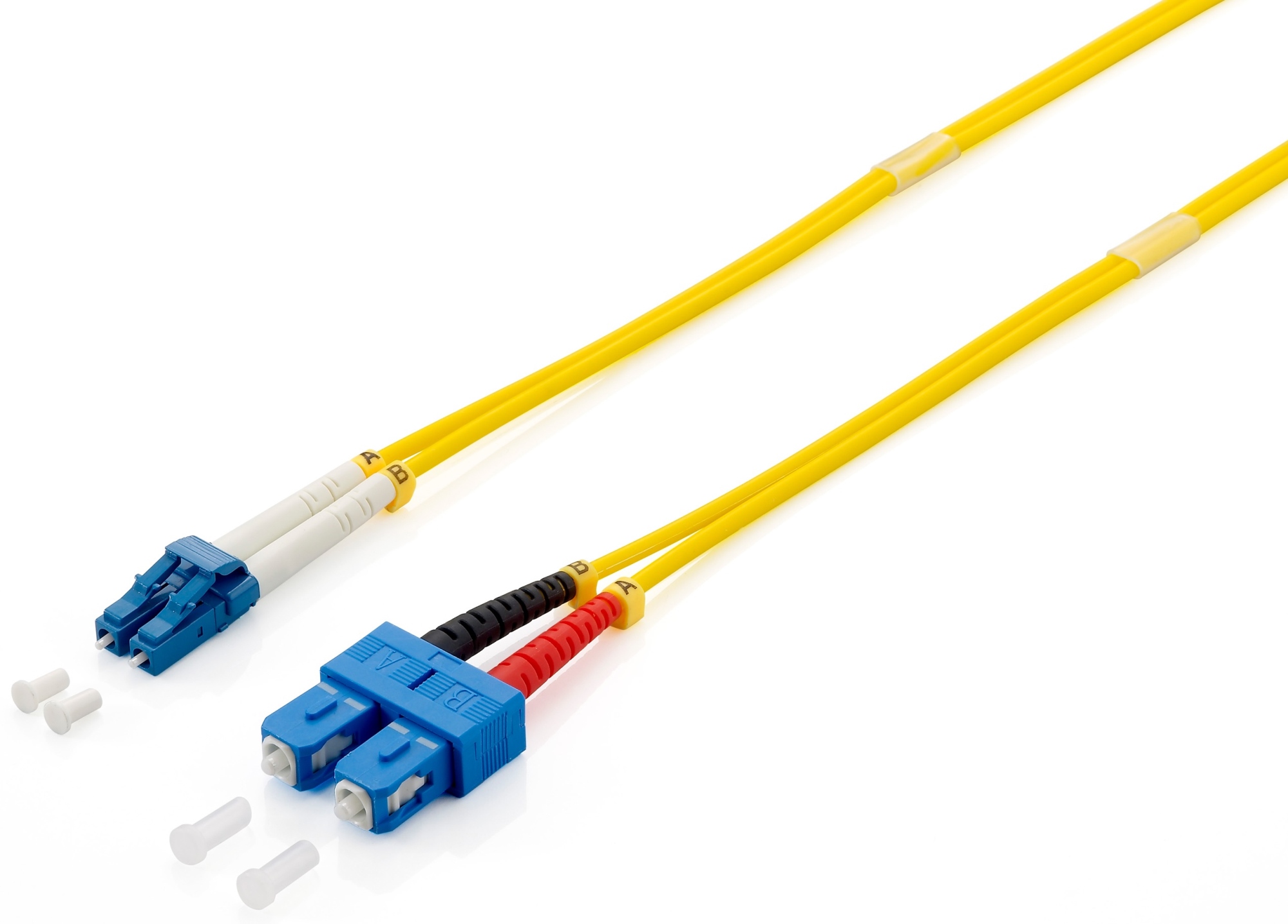 254332 Cable de fibra óptica e InfiniBand 2 m LC SC Amarillo