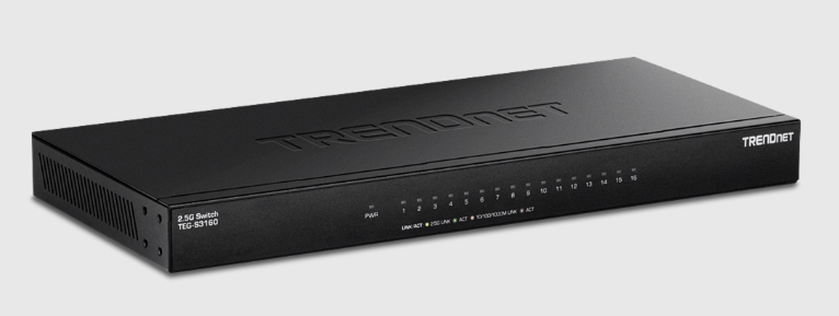 TEG-S3160 switch No administrado 2.5G Ethernet (100/1000/2500) Escritorio Negro