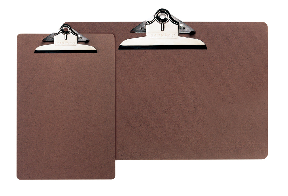 Hardboard Clipboard organizador personal PVC Marrón