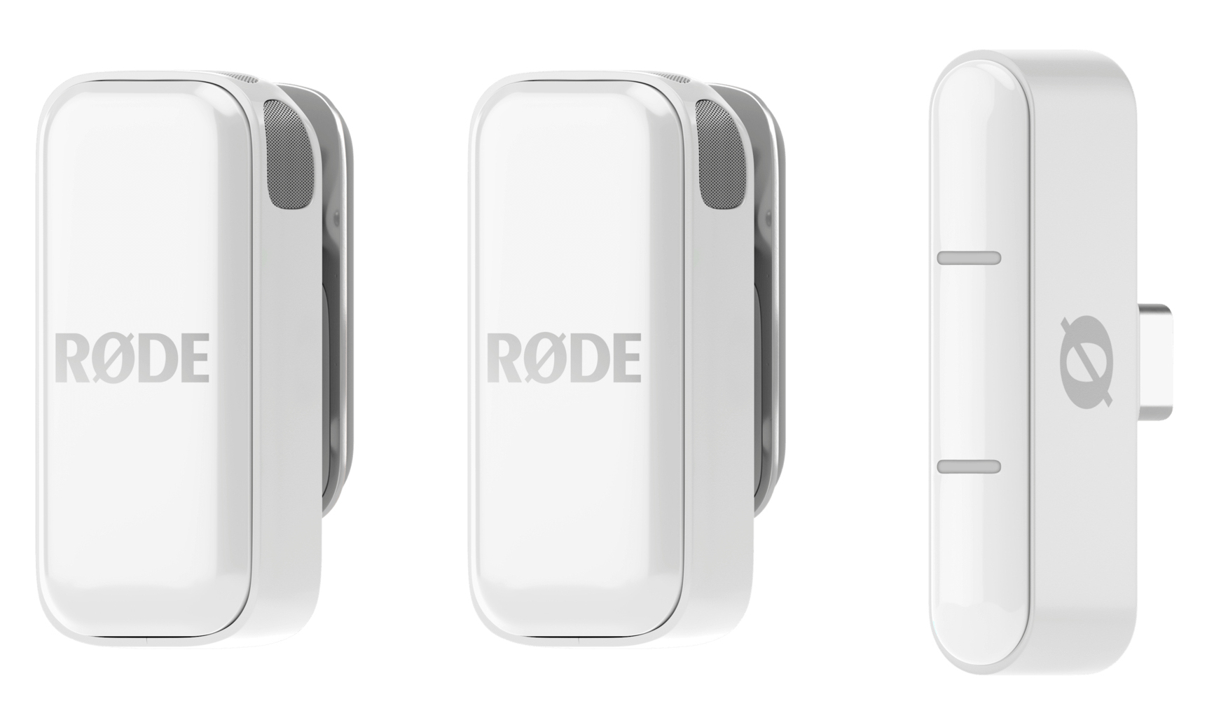 Wireless Micro Blanco Micrófono con pinza de enganche