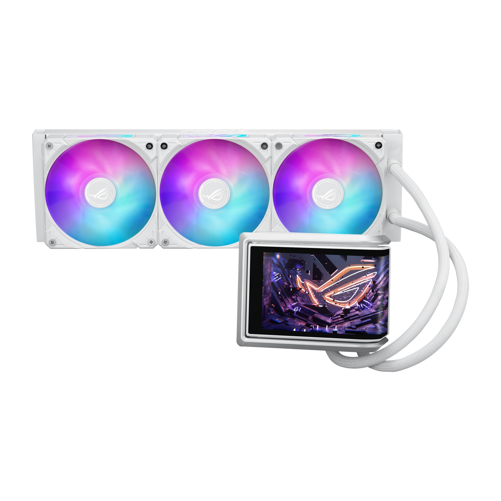 ROG RYUO IV 360 ARGB WHT Procesador Sistema de refrigeración líquida todo en uno 12 cm Blanco
