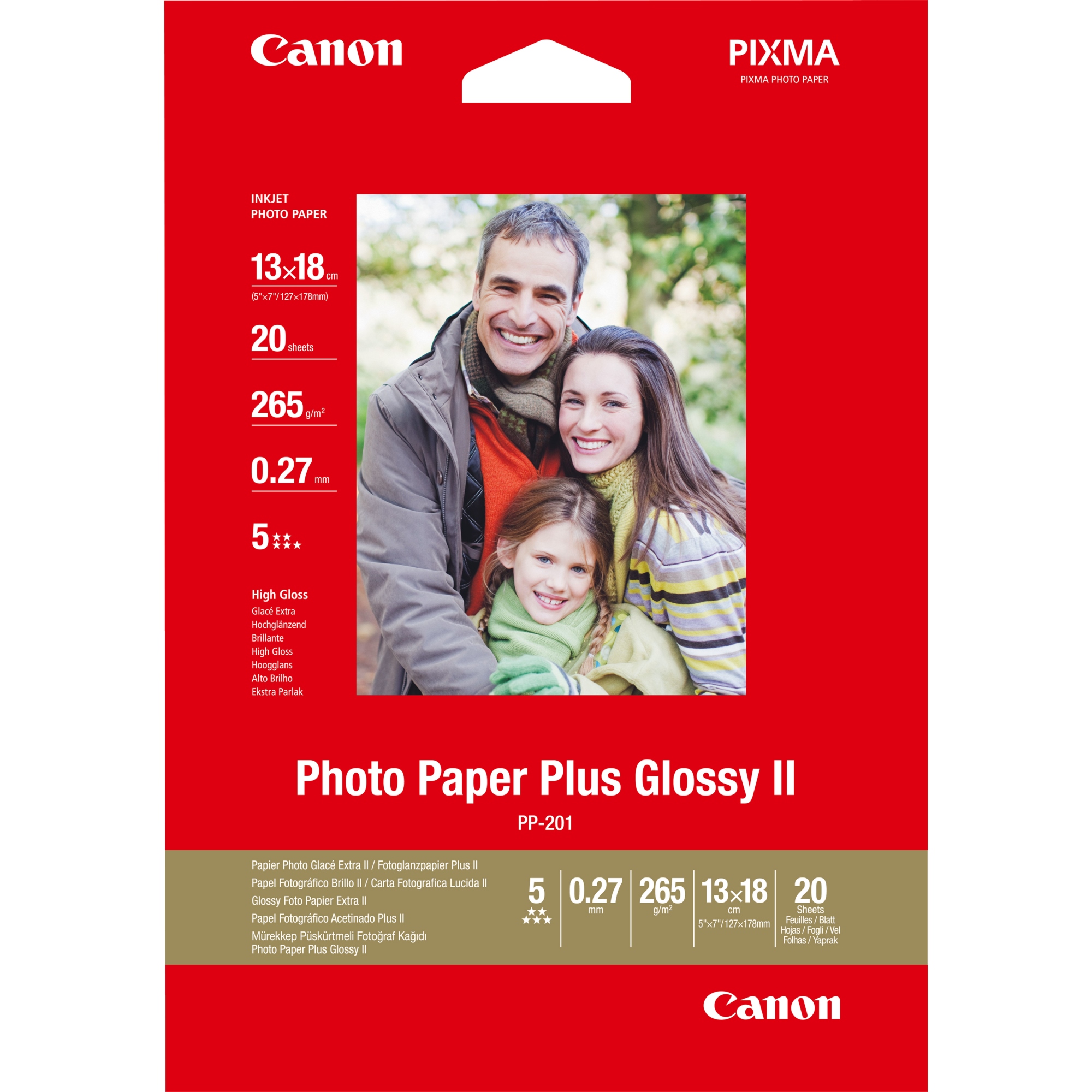 2311B018 papel fotográfico Blanco De alto brillo