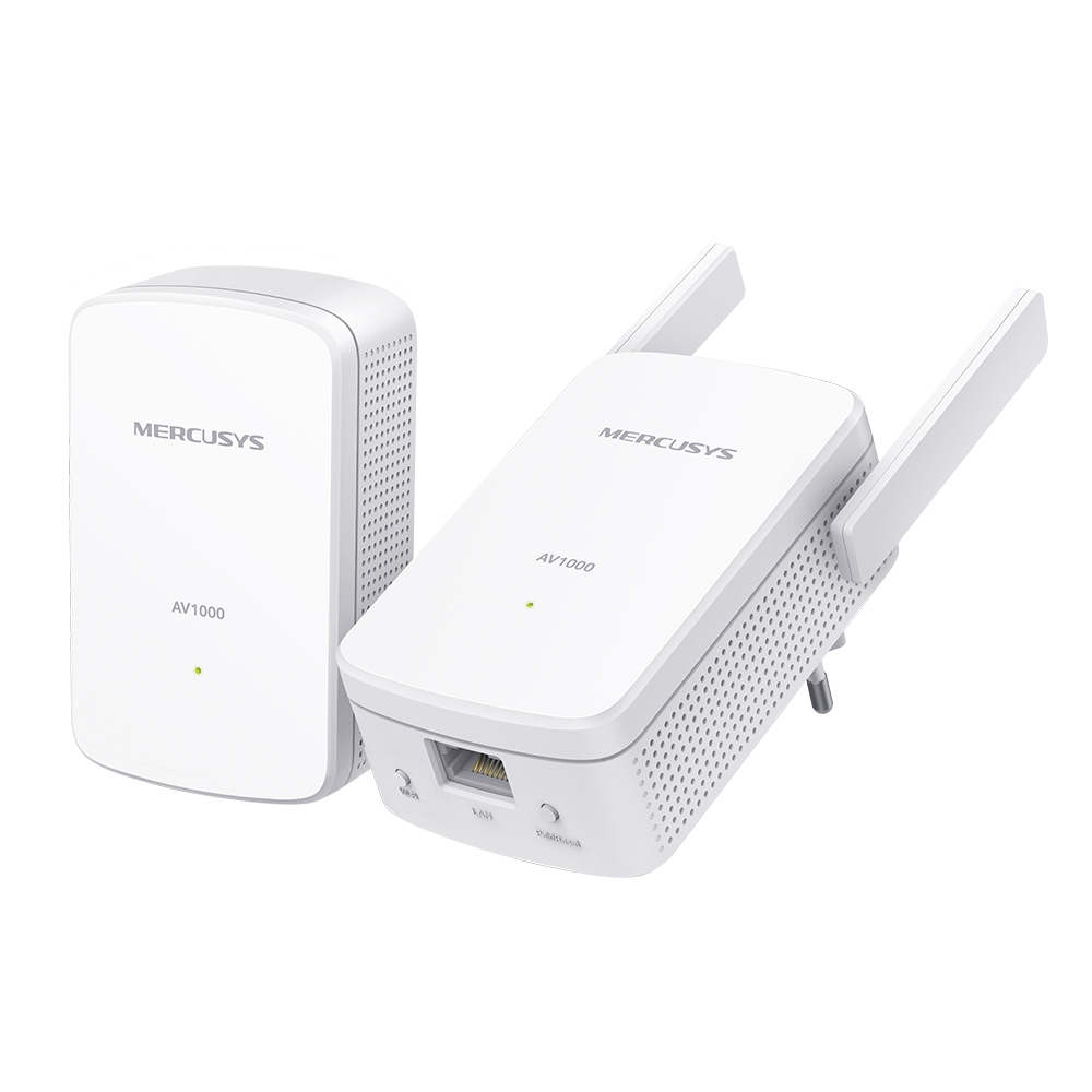 MP510 KIT adaptador de red PowerLine 1000 Mbit/s Ethernet Wifi Blanco 2 pieza(s)