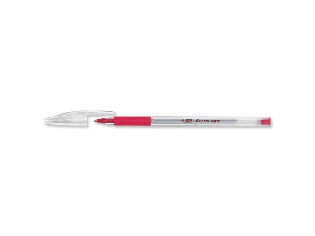 Cristal Grip Rojo Bolígrafo Medio 1 pieza(s) 802803