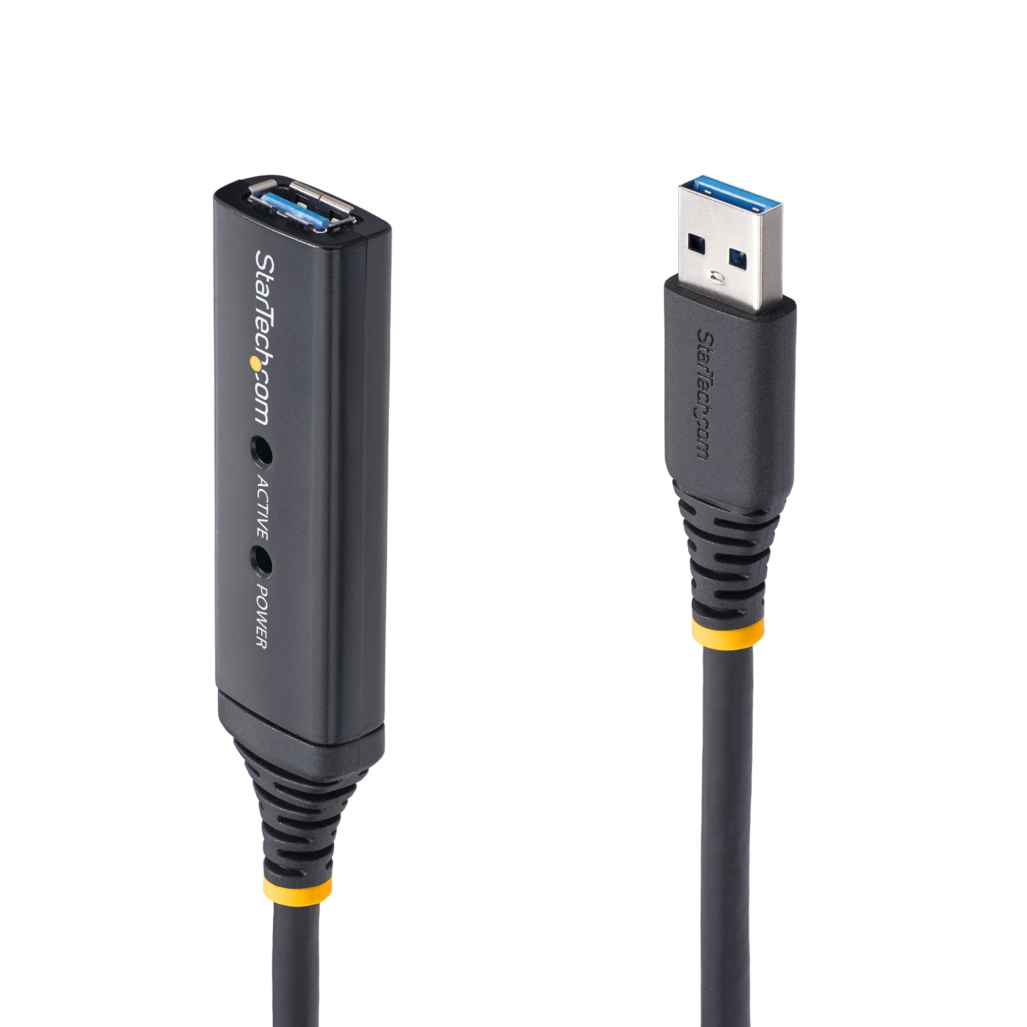 Cable Extensor Alargador USB 3.0 (5Gbps) SuperSpeed Activo de 10m - USB A Macho a Hembra - Negro
