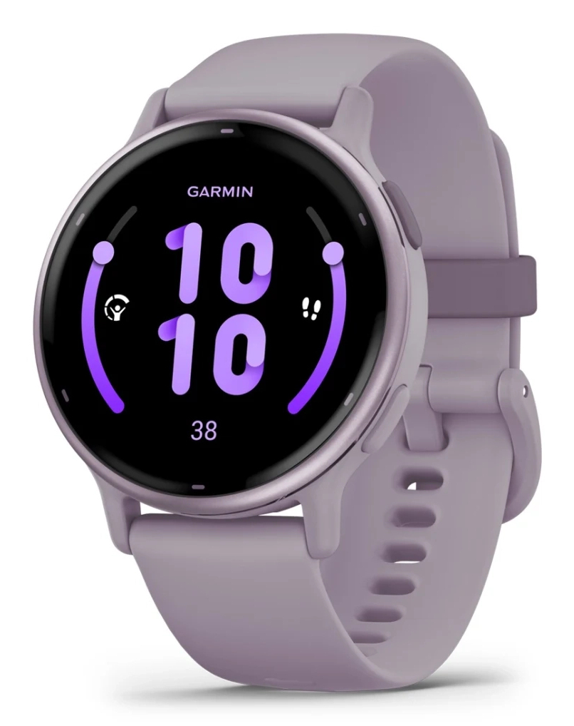 Vivoactive 5 3,05 cm (1.2") AMOLED Digital 390 x 390 Pixeles Pantalla táctil Violeta Wifi GPS (satélite)