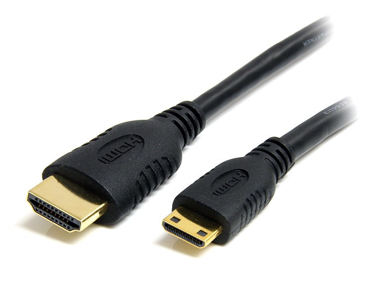Cable de 50cm Mini HDMI a HDMI con Ethernet - Adaptador Mini HDMI a HDMI de Alta Velocidad 4K 30Hz - Mini HDMI Type-C a Monitor HDMI - Cable Durable Convertidor de Vídeo