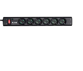 PS6TD limitador de tensión Negro, Blanco 6 salidas AC 220 - 250 V 1 m