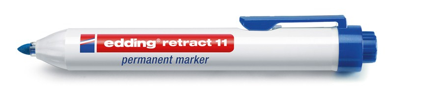retract 11 marcador permanente Punta redonda Azul 4-11003 - 1 unidad