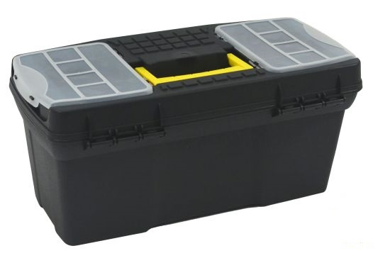 CP14901148 NE pieza pequeña y caja de herramientas Polipropileno Negro, Transparente