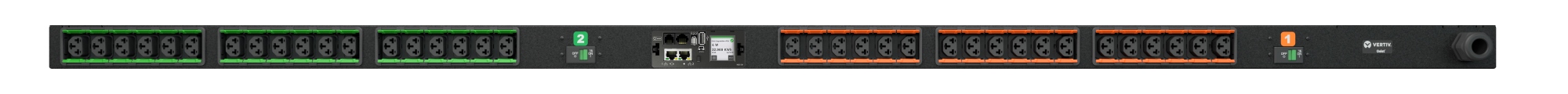 Geist VP4G30AK unidad de distribución de energía (PDU) 36 salidas AC 0U Negro