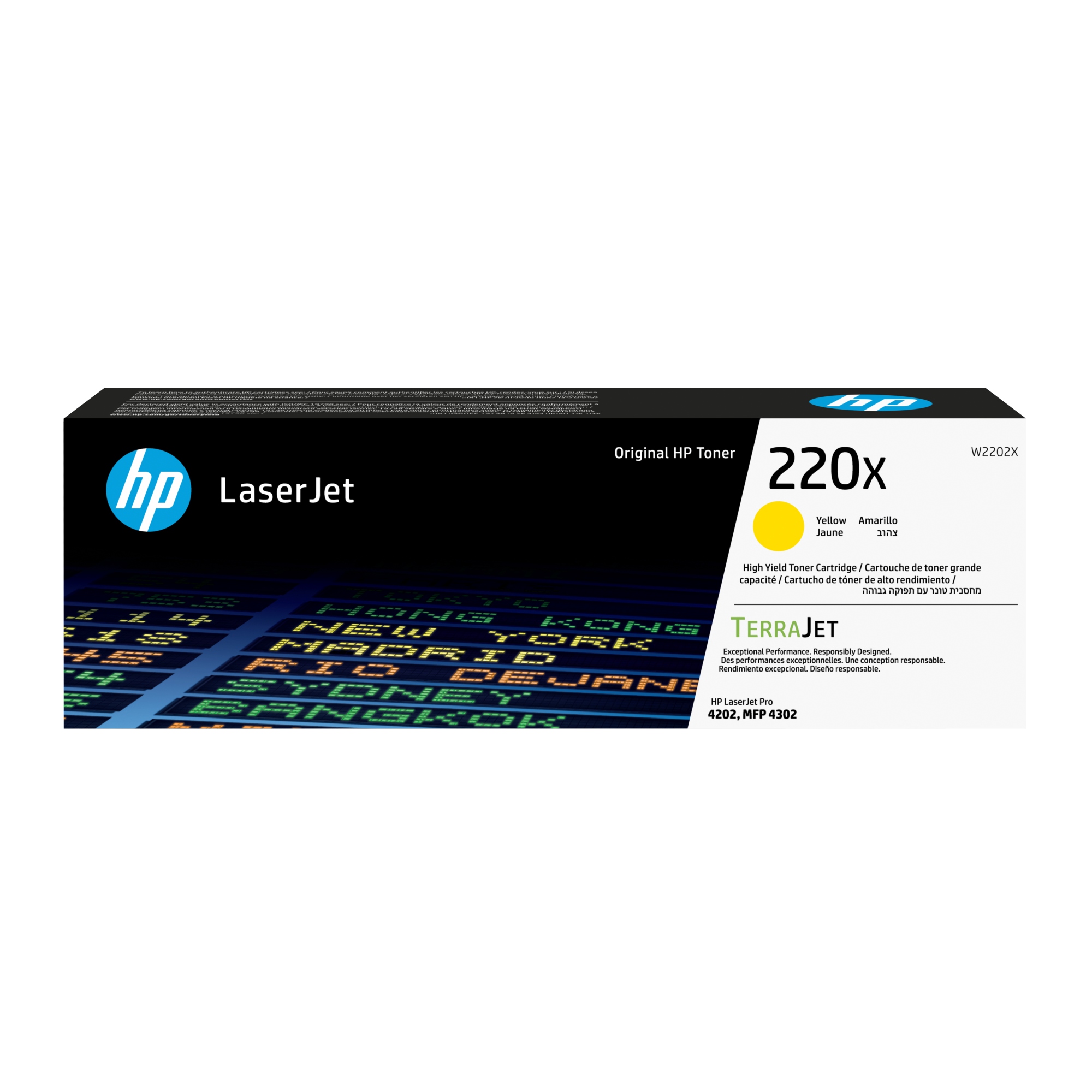 Cartucho de tóner Original LaserJet 220X amarillo
