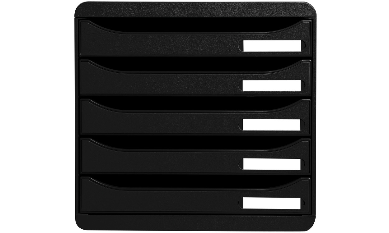 309714D bandeja de escritorio/organizador Poliestireno Negro