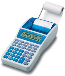 1214X calculadora Escritorio Calculadora de impresión Azul, Blanco