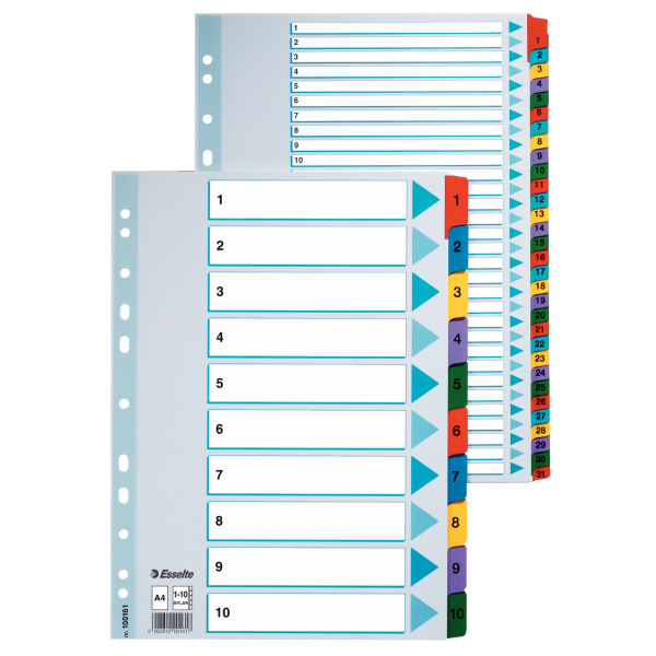 Carton Index divisor 1 pieza(s)