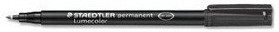 317-9 marcador permanente Punta redonda Negro 10 piezas