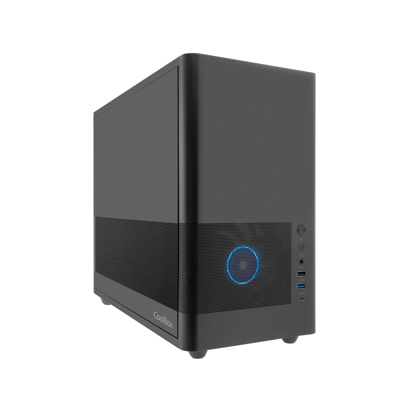 CAJA MATX MP2 NEGRA USB-C 3.2 GEN1 VENTILADOR 120 PWM FULL METAL S/FTE