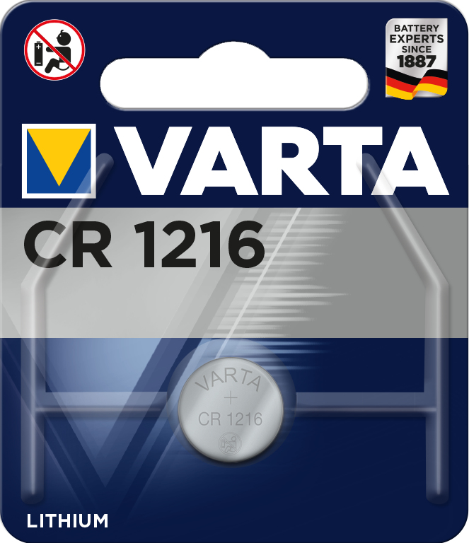 CR1216 Batería de un solo uso Litio