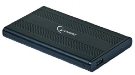 EE2-U2S-4 caja para disco duro externo Negro 2.5"
