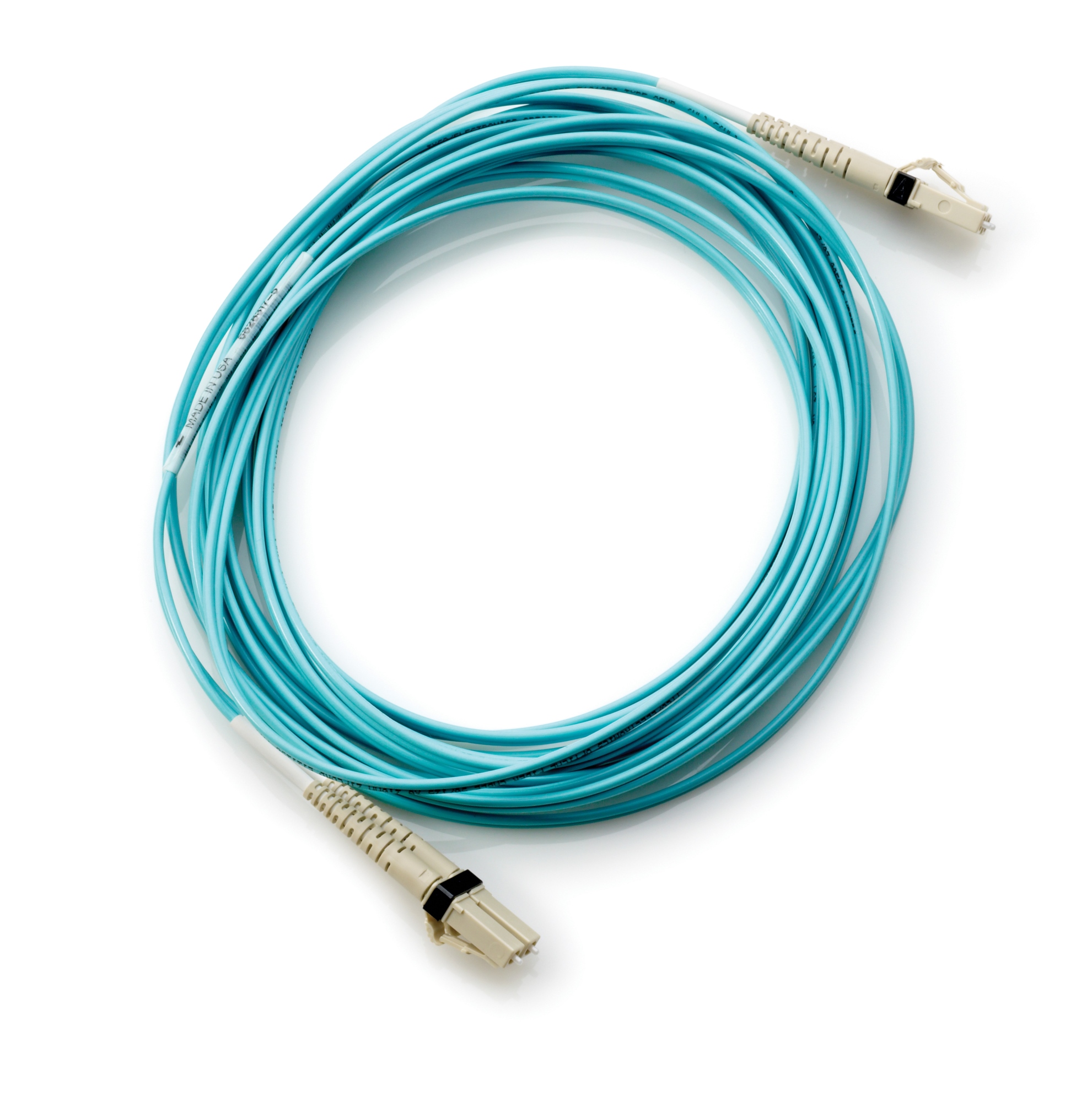 LC to LC Multi-mode OM3 2-Fiber 1.0m 1-Pack Fiber Optic Cable