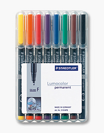 318 WP8 marcador permanente Negro, Azul, Marrón, Verde, Naranja, Rojo, Violeta, Amarillo 8 pieza(s)