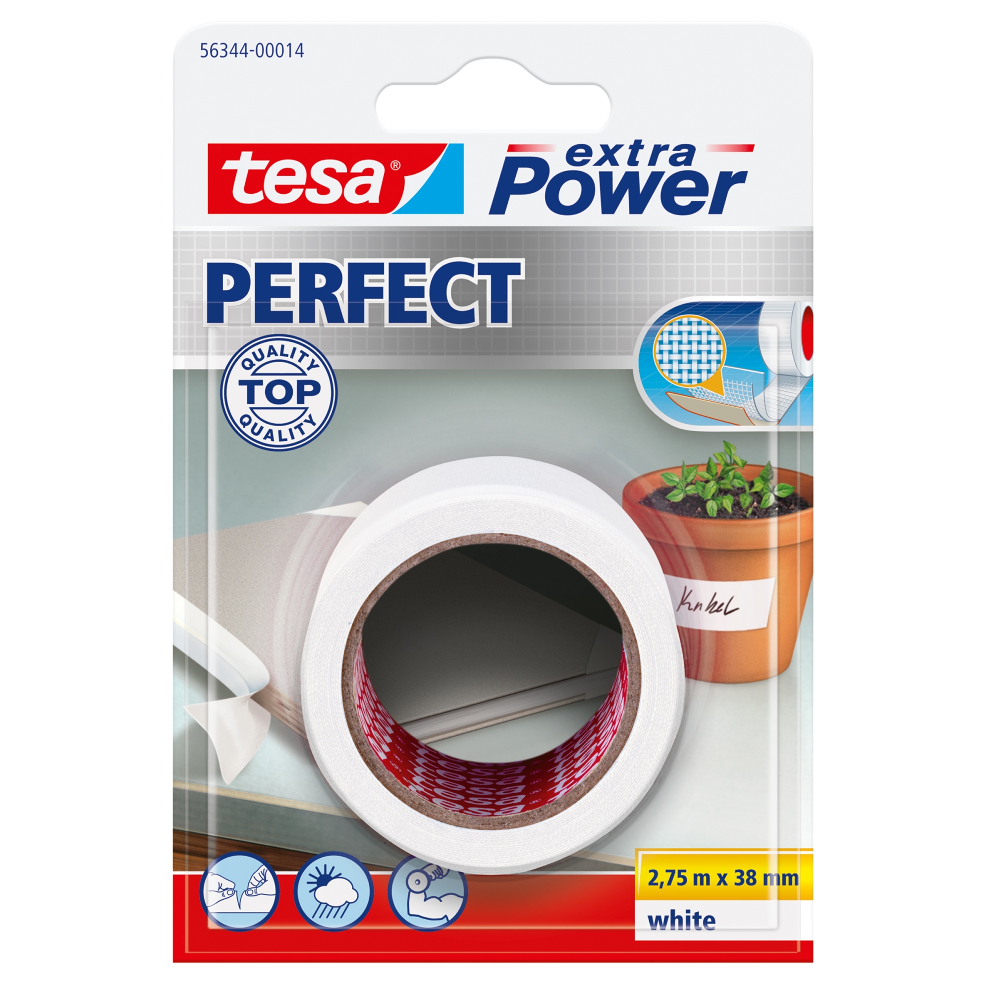extra Power Perfect 2,75 m Tela Blanco 1 pieza(s)