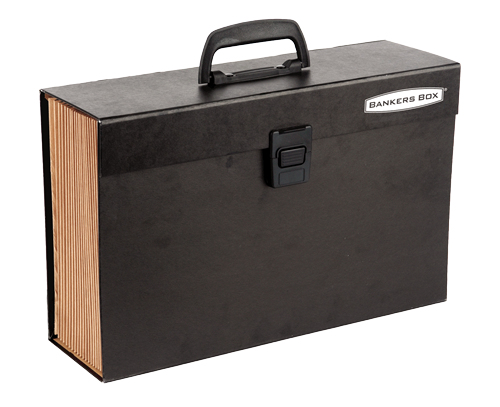 Maletín Clasificador Acordeón Bankers Box (Negro)