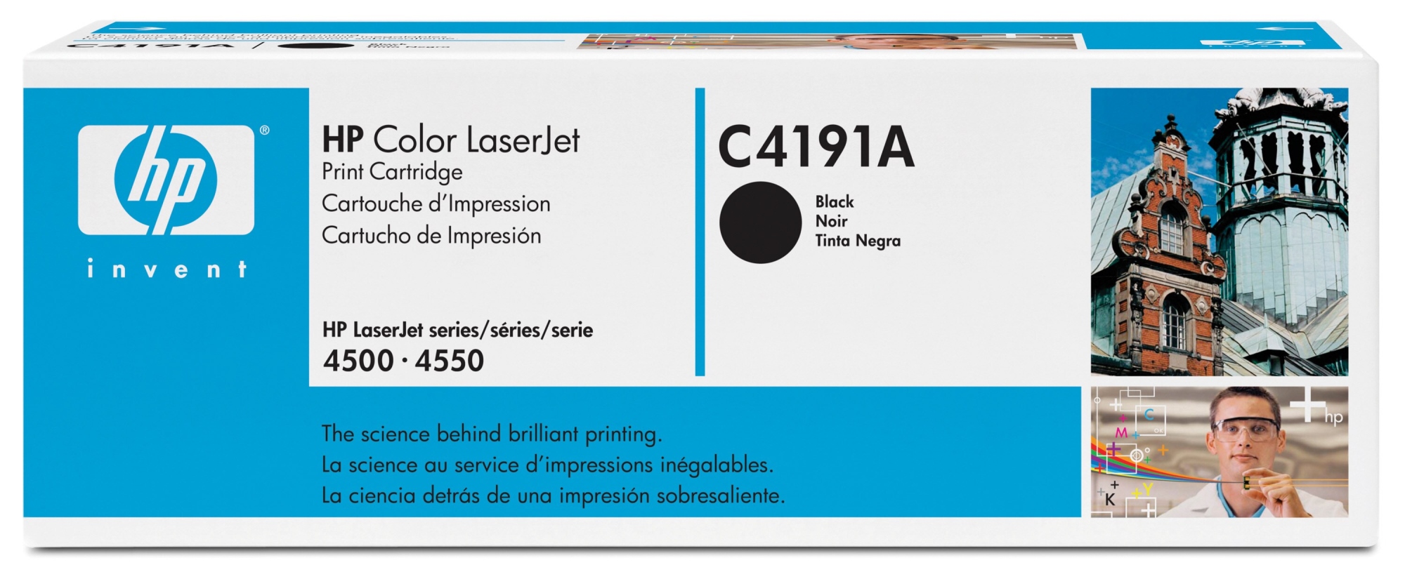 Cartucho de tóner Original Color C4191A negro para LaserJet