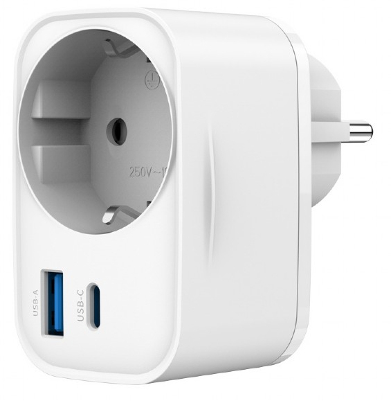 TA-ACPDQC20-01-W cargador de dispositivo móvil Universal Blanco Corriente alterna Carga rápida Interior