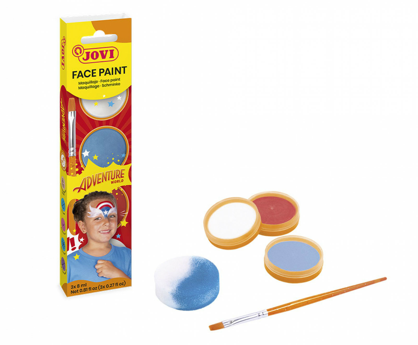 174AD pintura para cara y cuerpo