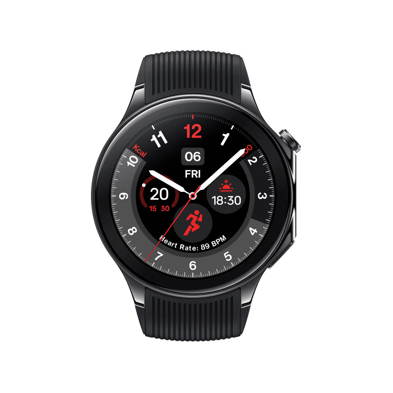 Watch 2 3,63 cm (1.43") AMOLED 47 mm Digital 466 x 466 Pixeles Pantalla táctil Negro Wifi GPS (satélite)
