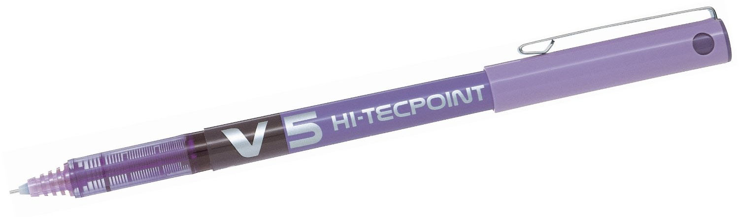 Hi-Tecpoint V5 Bolígrafo cilíndrico Púrpura 1 pieza(s) 100101208