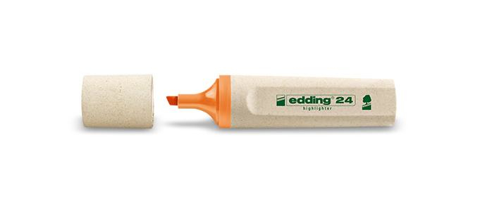 EcoLine 24 marcador 1 pieza Punta de cincel Naranja 4-24006