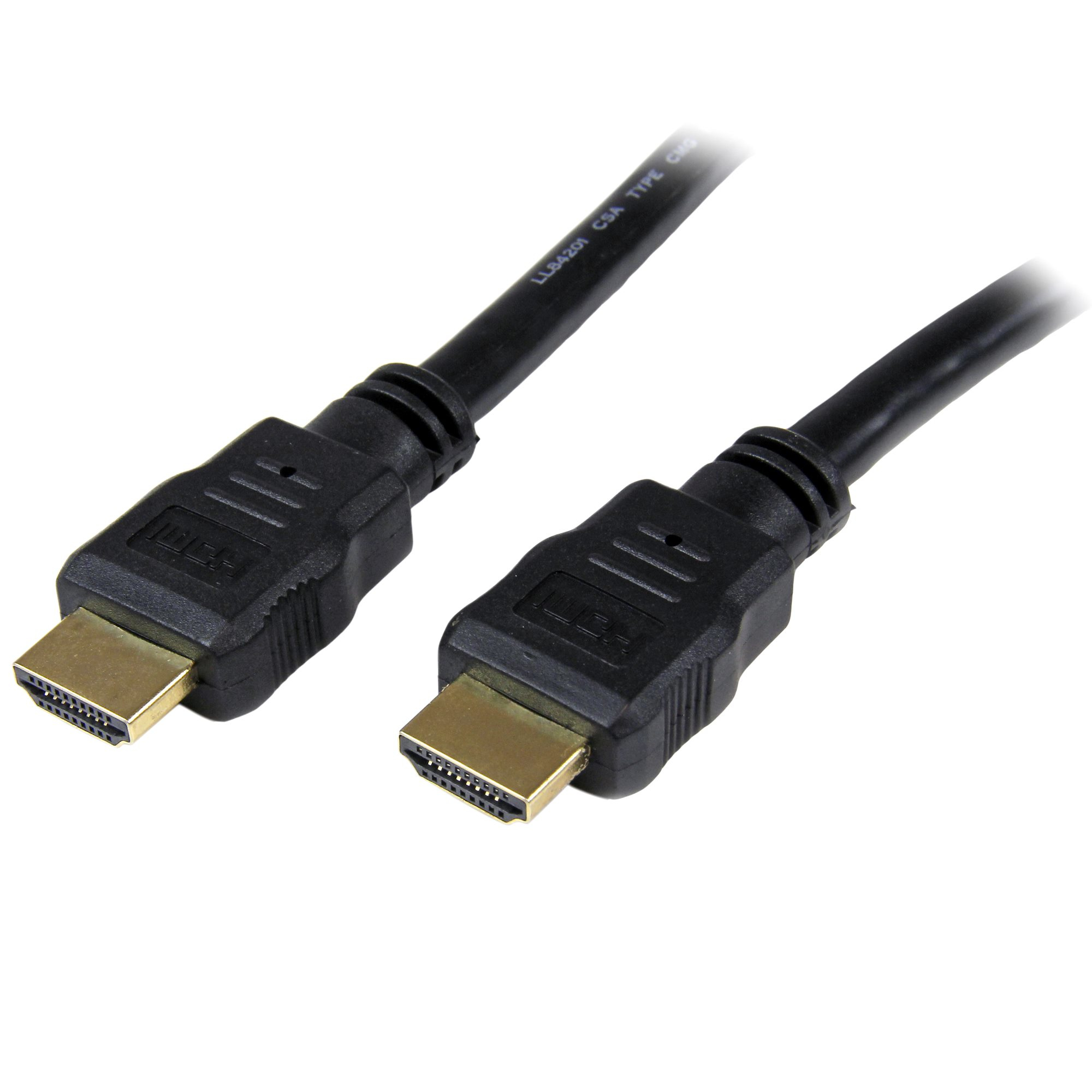 Cable HDMI de 91cm - Cable HDMI de Alta Velocidad con Ethernet de 4K - Vídeo UHD de 4K a 30Hz - Cable HDMI 1.4 - para Monitores, Proyectores TV HDMI Ultra HD - Cable HDMI Negro