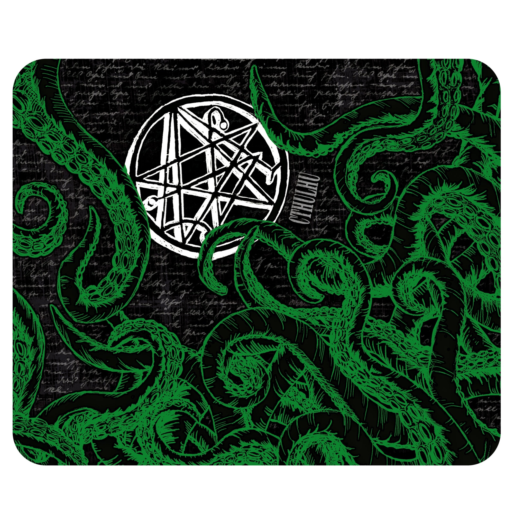 ABYACC461 alfombrilla para ratón Alfombrilla de ratón para juegos Negro, Verde
