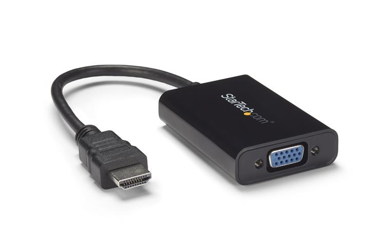 Cable Adaptador Externo Conversor HDMI® a VGA - 1920x1080 - Conversor HDMI con Salida de Audio - Adaptador de Monitor VGA a HDMI