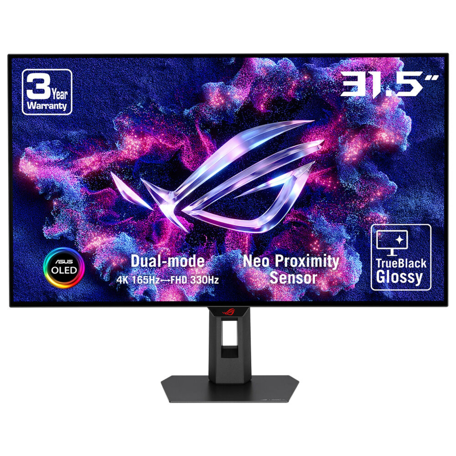 ROG Strix OLED XG32UCWG pantalla para PC 80 cm (31.5") 3840 x 2160 Pixeles 4K Ultra HD Negro
