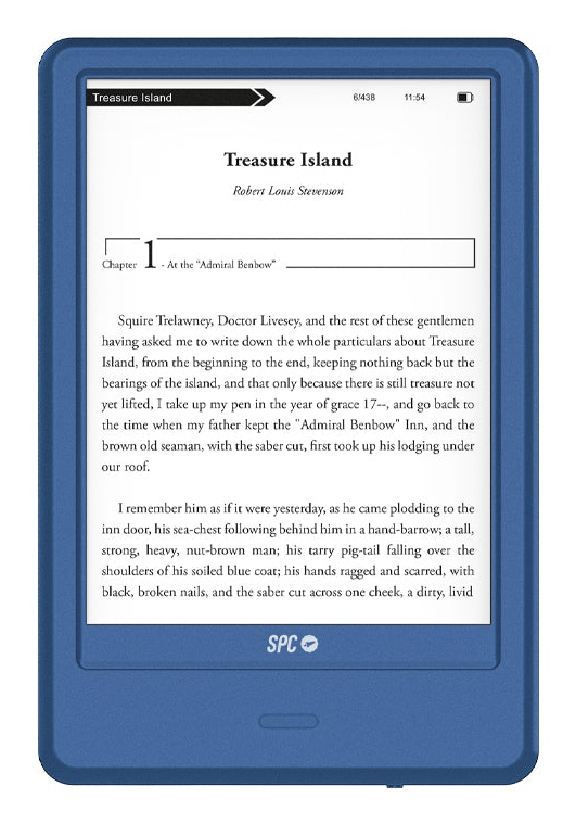 Dickens Light 2 Pro lectore de e-book Pantalla táctil 8 GB Azul